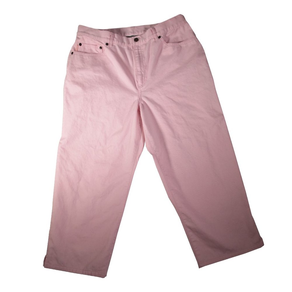 Ralph Lauren Jeans in Pink, Ladies Size 14, Cropped Summer-y Style